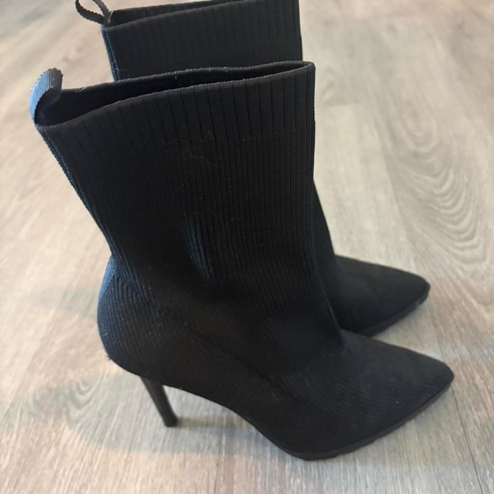 Stiletto Ankle Sock Boots